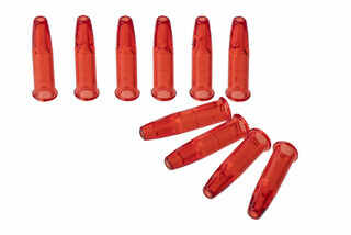10 pack of Tipton Snap Caps 22 Rimfire dummy rounds feature a red color